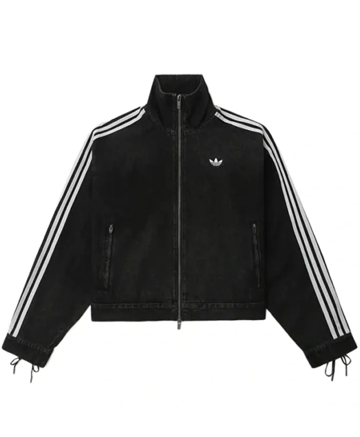 Adidas Laced-Up Denim Jacket Adidas Laced-Up Denim Jacket