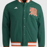 Adidas Miami Hurricanes Dugout Jacket