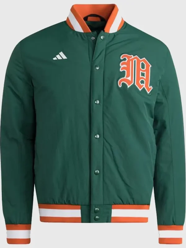 Adidas Miami Hurricanes Dugout Jacket