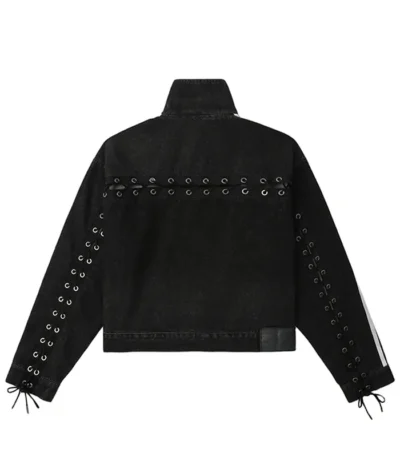 Adidas Laced-Up Denim Jacket