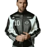 Adidas x Kith x Messi Leather Jacket