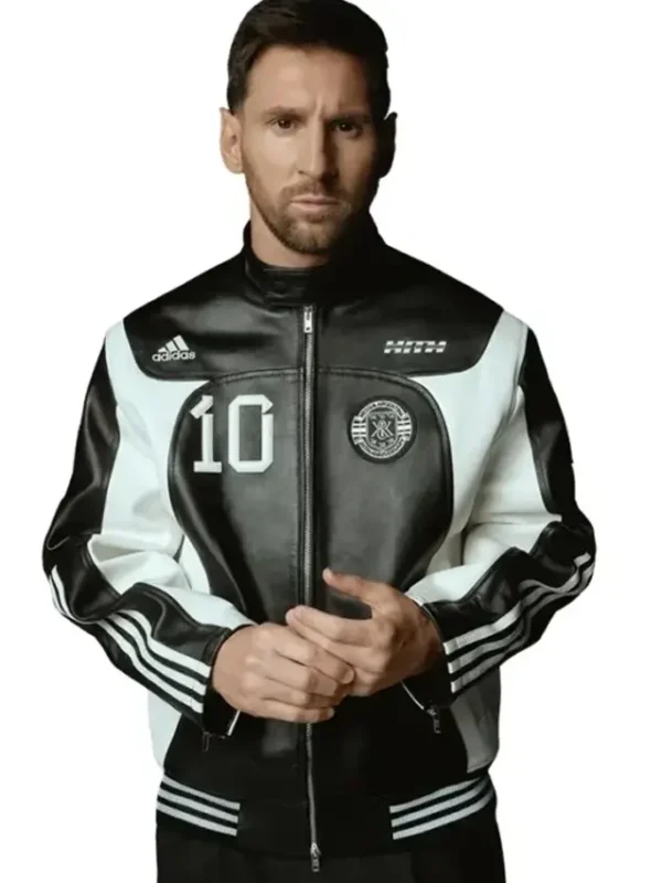 Adidas x Kith x Messi Leather Jacket