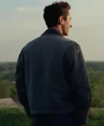 Adrien Brody The Brutalist Blue Jacket