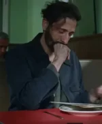 Adrien Brody The Brutalist Blue Jacket