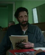 Adrien Brody The Brutalist Blue Jacket