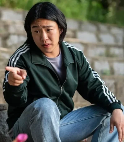 Ahn Jae-hong High Five Green Track Jacket