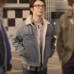 Aidan Laprete This Too Shall Pass Shearling Denim Jacket