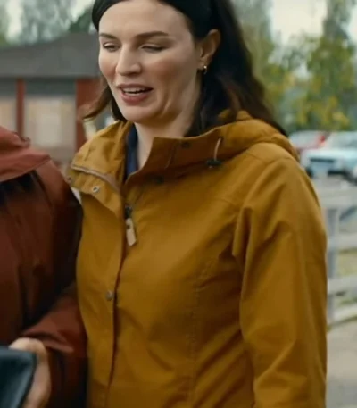 Aisling Bea Get Away Hooded Yellow Jacket