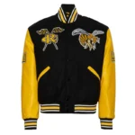 Alabama State University Black and Gold Varsity Jacket
