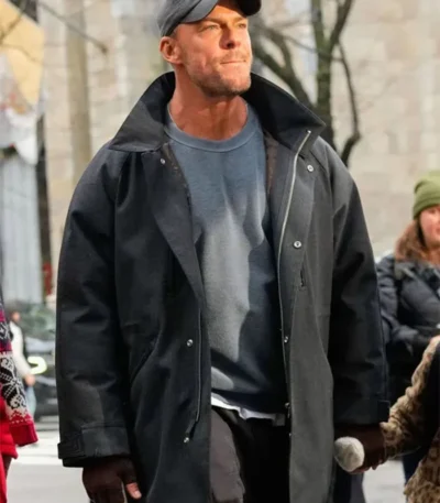Alan Ritchson The Man with the Bag Black Hooded Jacket
