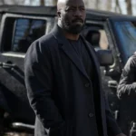 Alarum Mike Colter Black Wool Coat
