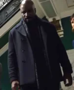 Alarum Mike Colter Black Wool Coat