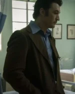 The Offer 2022 Miles Teller Brown Suede Leather Jacket