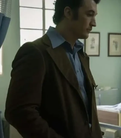 The Offer 2022 Miles Teller Brown Suede Leather Jacket