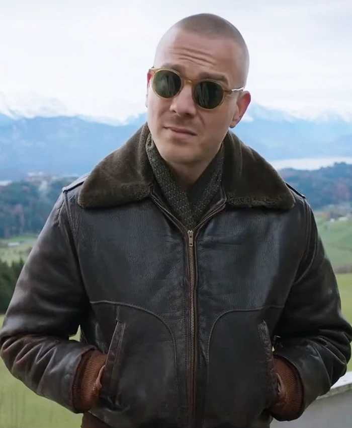 Albrecht Schuch I’m Not Stiller Leather Jacket Albrecht Schuch I’m Not Stiller Leather Jacket