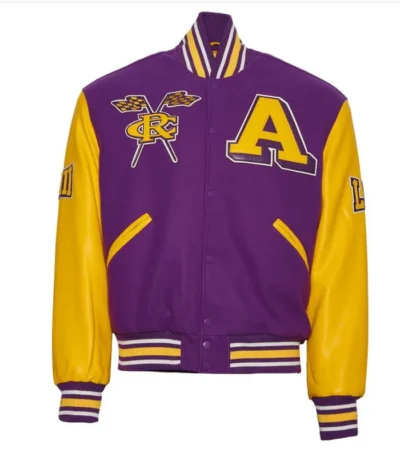 Alcorn State University Purple and Gold Varsity Jacket
