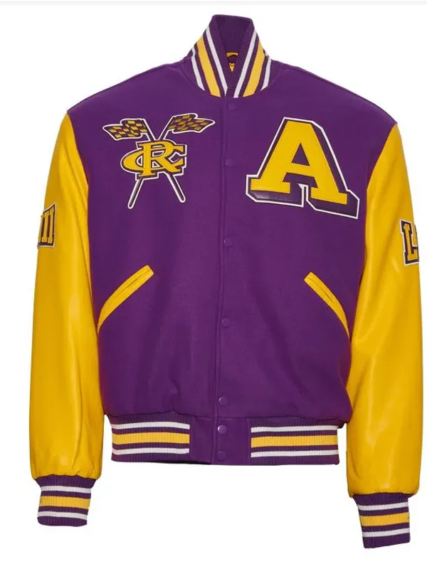 Alcorn State University Purple and Gold Varsity Jacket