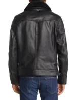Alex Mens Leather Shearling Jacket
