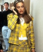 Clueless Alicia Silverstone Yellow Plaid Blazer