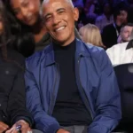 All-Star Game Barack Obama Blue Jacket