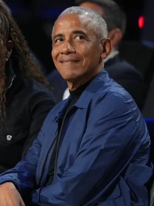 All-Star Game Barack Obama Blue Jacket