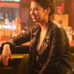 Amber Midthunder Novocaine Biker Leather Jacket