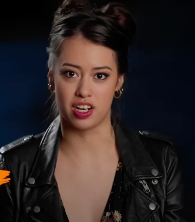 Amber Midthunder Novocaine Biker Leather Jacket