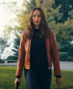 Amber Stevens West To Get Her 2025 Red Leather Jacket