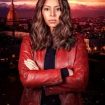 Amber Stevens West To Get Her 2025 Red Leather Jacket