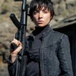 Amelia Bishop Ice Road Vengeance Black Denim Jacket