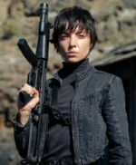 Amelia Bishop Ice Road Vengeance Black Denim Jacket