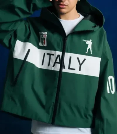 Chief Keef Italy Green Hooded Jacket