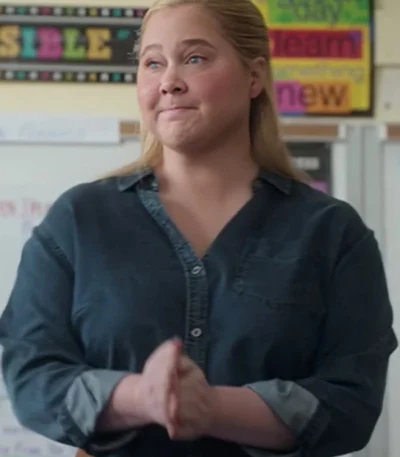 Amy Schumer Kinda Pregnant Blue Denim Suit