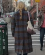 Amy Schumer Kinda Pregnant Wool Plaid Coat