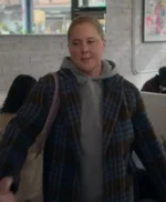 Amy Schumer Kinda Pregnant Wool Plaid Coat