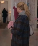 Amy Schumer Kinda Pregnant Wool Plaid Coat