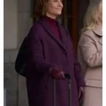 An Alpine Holiday Ashley Williams Purple Coat