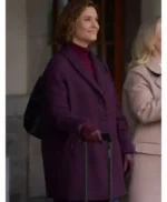 An Alpine Holiday Ashley Williams Purple Coat
