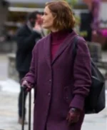 An Alpine Holiday Ashley Williams Purple Coat