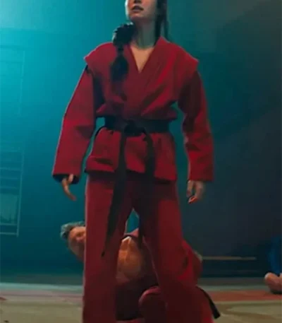 Ana De Armas Ballerina Martial Art Red Costume