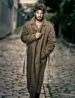 Andrew Garfield After The Hunt Brown Coat