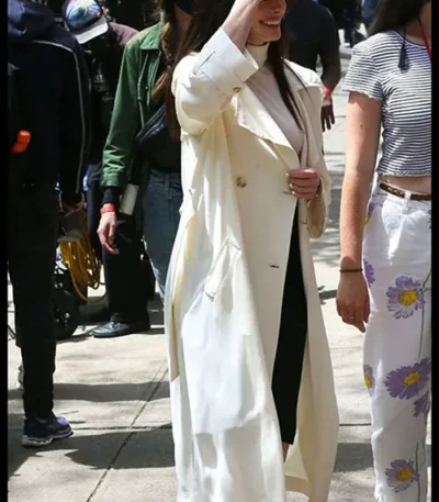 Anne Hathaway She Came to Me Trench Coat