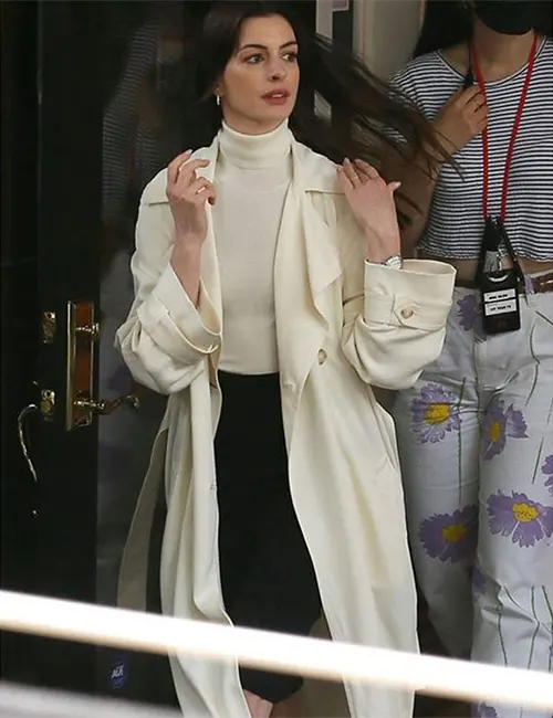 Anne Hathaway She Came to Me Trench Coat Anne Hathaway She Came to Me Trench Coat