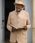 Samuel L. Jackson Argylle 2024 Beige Coat