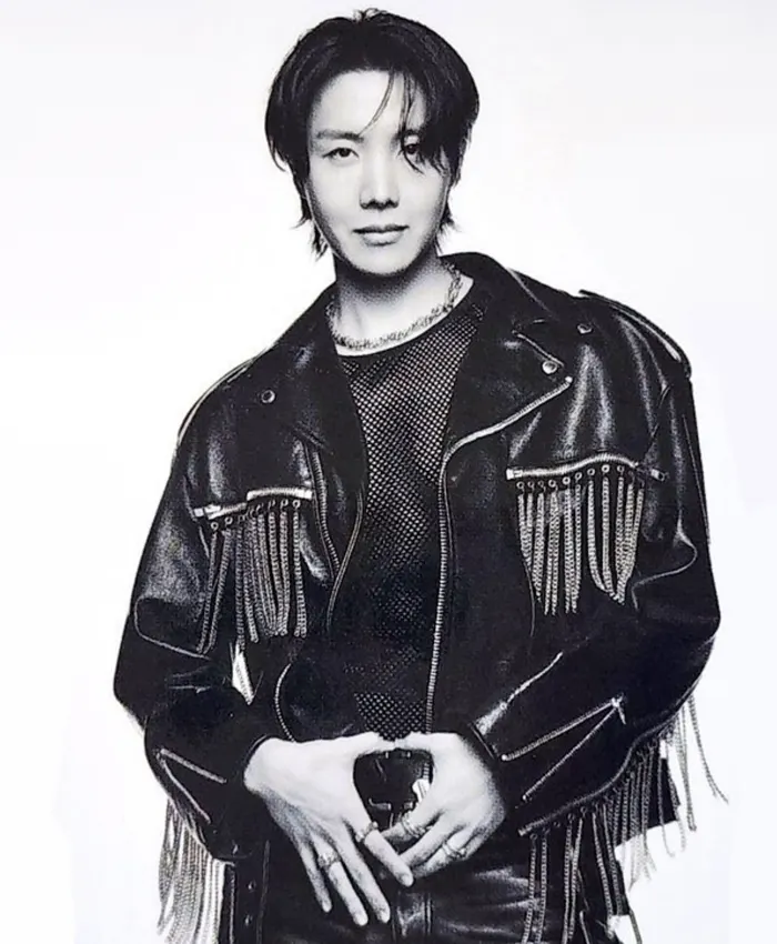 Arirang Cover J Hope Black Fringe Jacket Arirang Cover J Hope Black Fringe Jacket