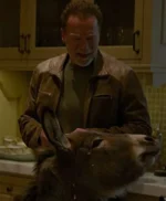 Arnold Schwarzenegger Arnold 2023 Brown Leather Jacket