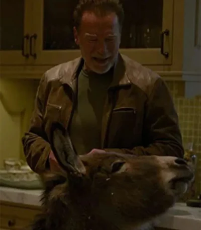 Arnold Schwarzenegger Arnold 2023 Brown Leather Jacket