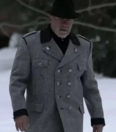 Arnold S01 Arnold Schwarzenegger Grey Wool Coat