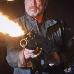 Arnold Schwarzenegger Terminator Dark Fate Black Jacket