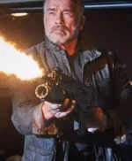 Arnold Schwarzenegger Terminator Dark Fate Black Jacket